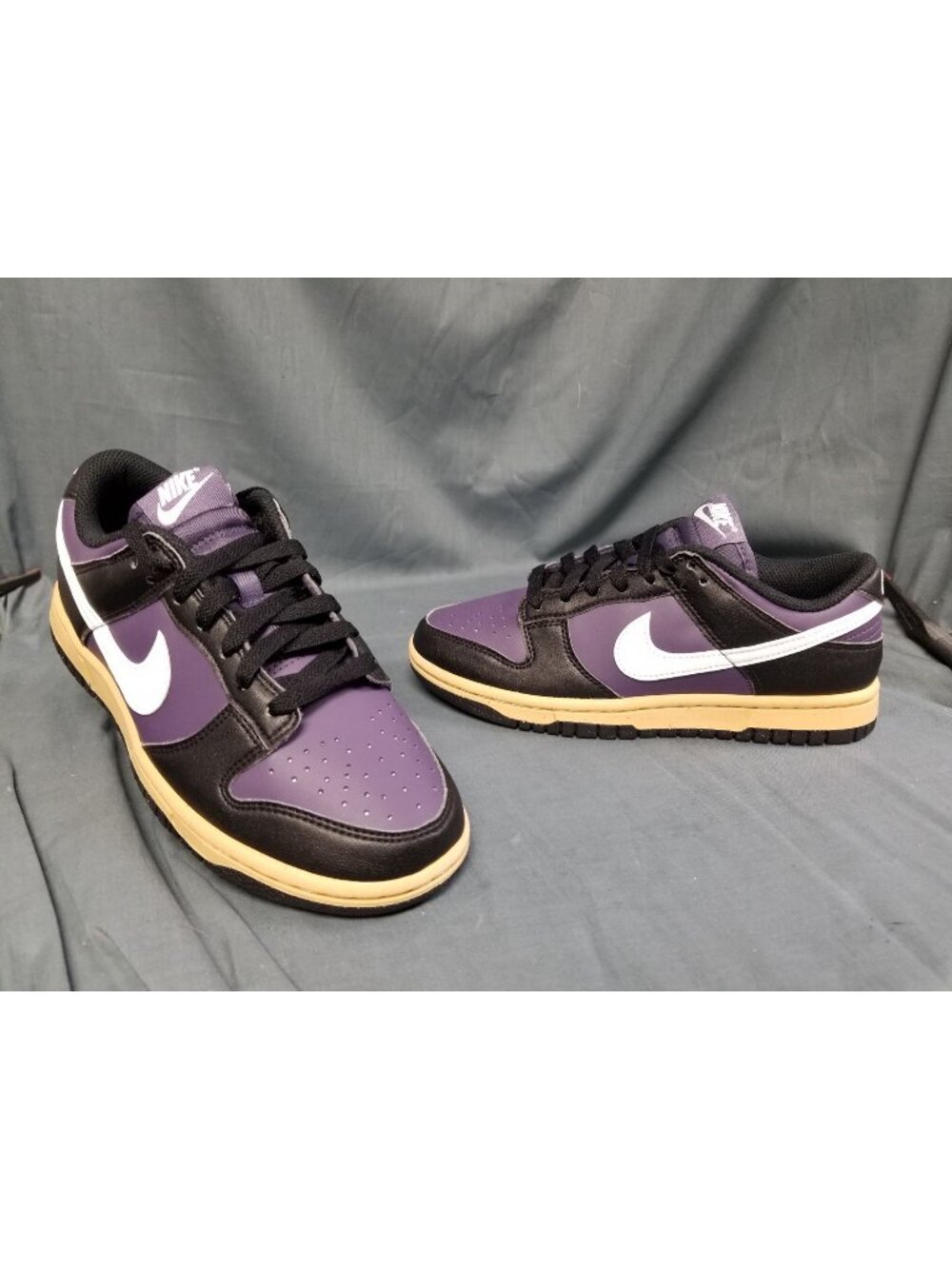 Nike Dunk Low Sneakers Leather Next Nature Dark Raisin Womens Size 6 NEW NO BOX